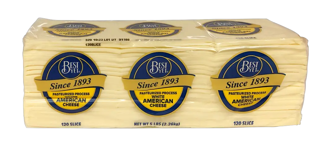 1893 White American Cheese Sliced