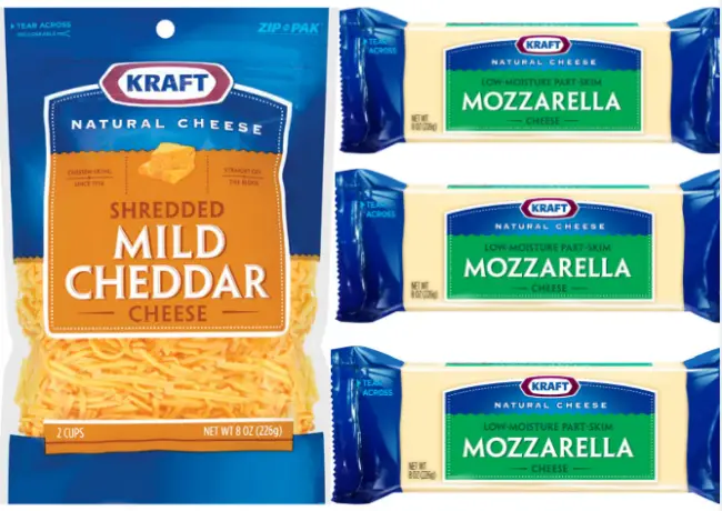 $2.49 (Reg $4) Kraft Cheese at Kroger