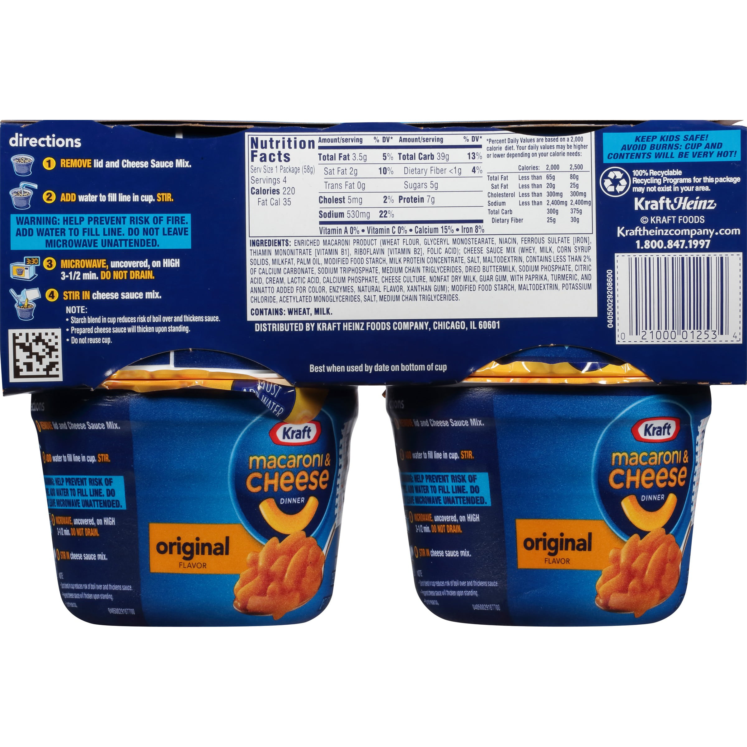 32 Kraft Macaroni And Cheese Nutrition Label