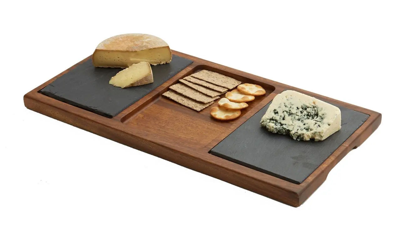 Acacia Double Slate Cheese Board