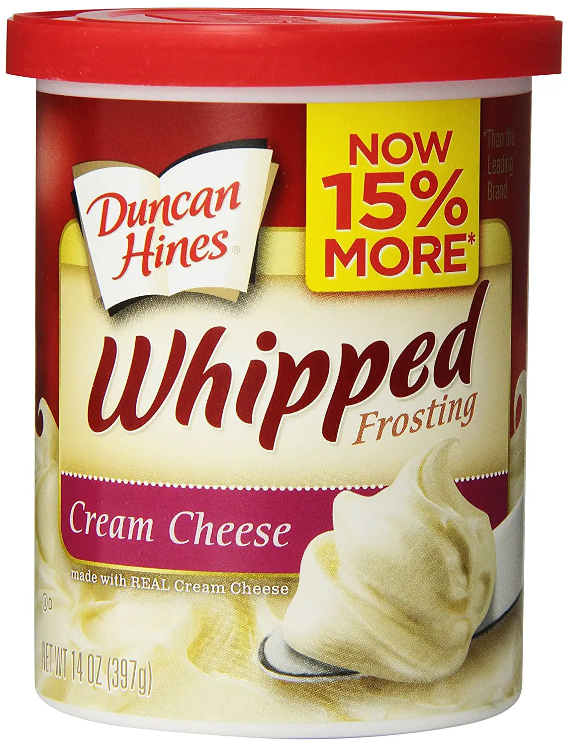 Amazon.com : Duncan Hines Whipped Frosting, Cream Cheese, 14 Ounce ...