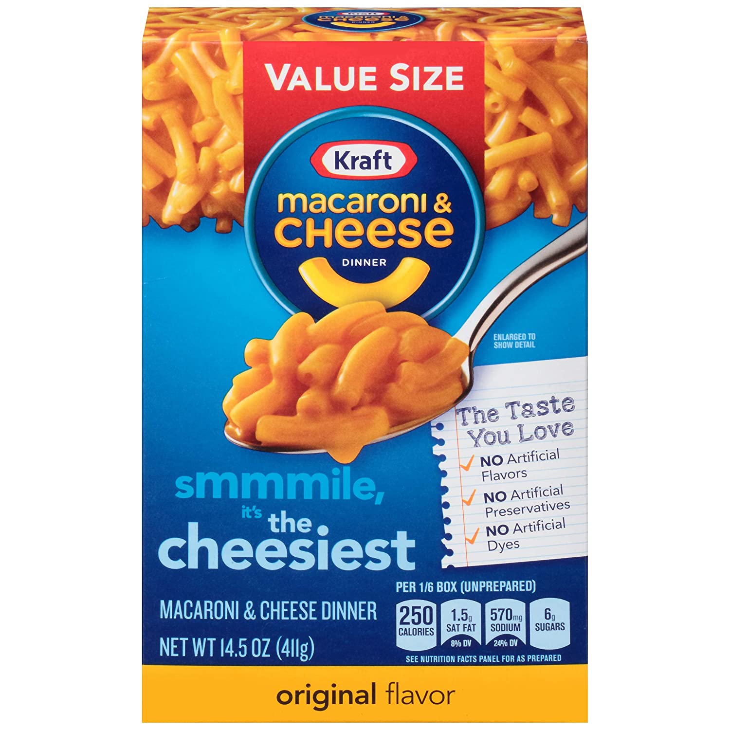 Amazon.com : Kraft Macaroni &  Cheese Original Flavor Macaroni &  Cheese ...