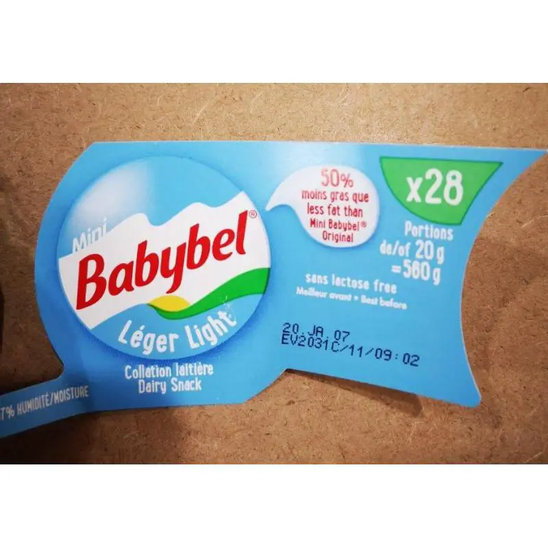Babybel Mini Babybel Cheese, 50% less fat than original type, Lactose ...