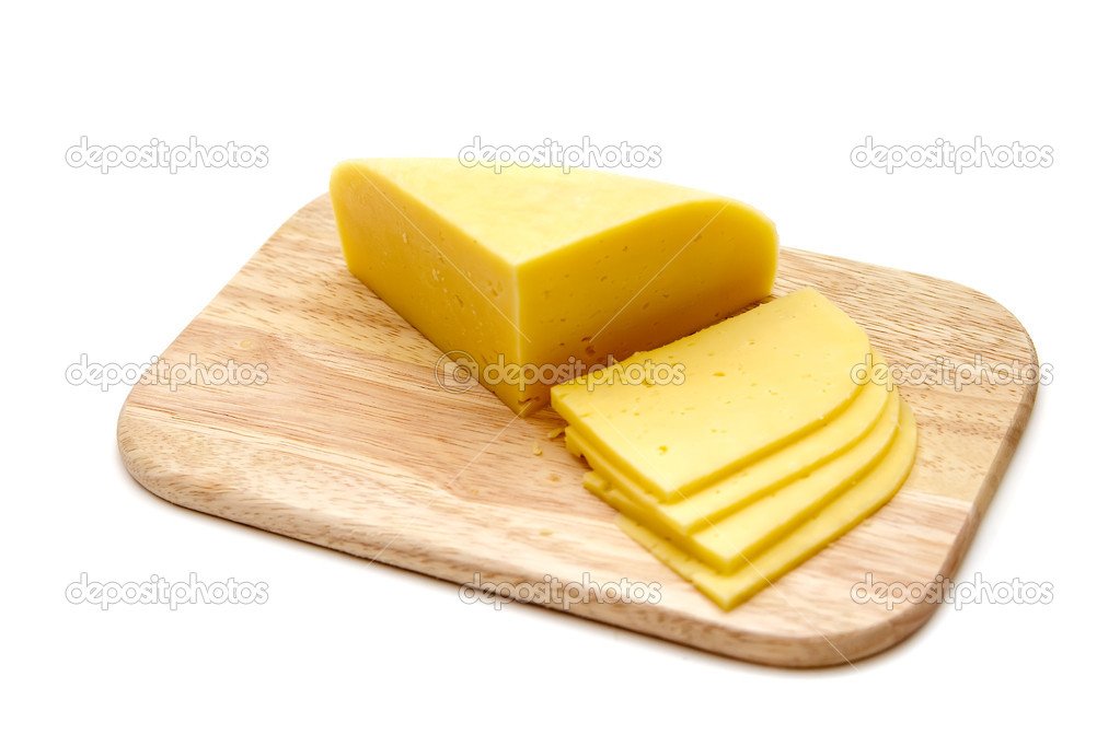Block of Cheese with Cut Pieces â Stock Photo Â© Anita ...