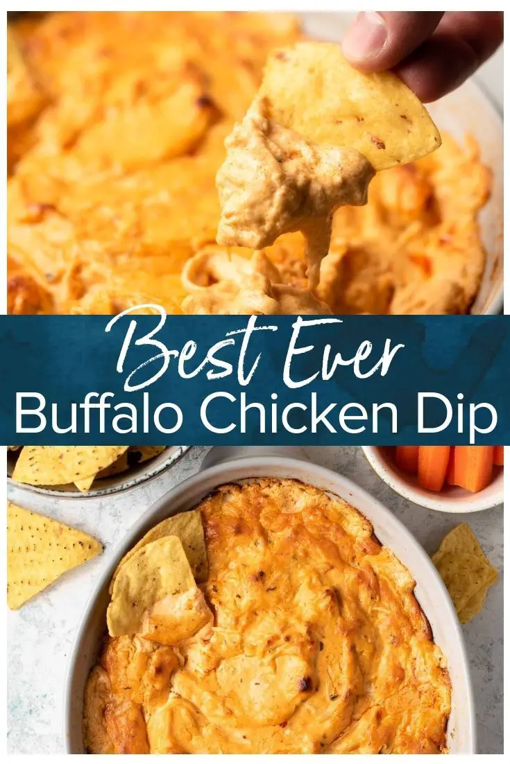 Buffalo Chicken Dip is a party favorite! Made with ...