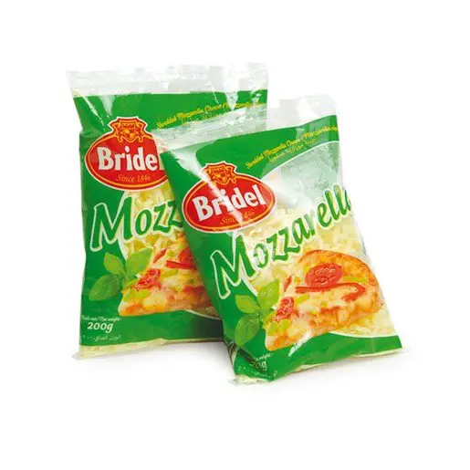 Buy Bridel Shredded Mozzarella Cheese 200g x 2pcs Online