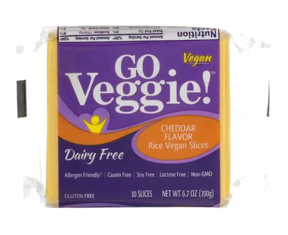 Buy Go Veggie Cheese, Vegan Slices, Cheddar S... Online ...