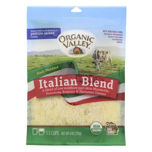 Buy Organic Valley Organic Italian Blend Shredded Cheese ...