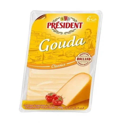 Buy President Gouda Slice Cheese 150 g