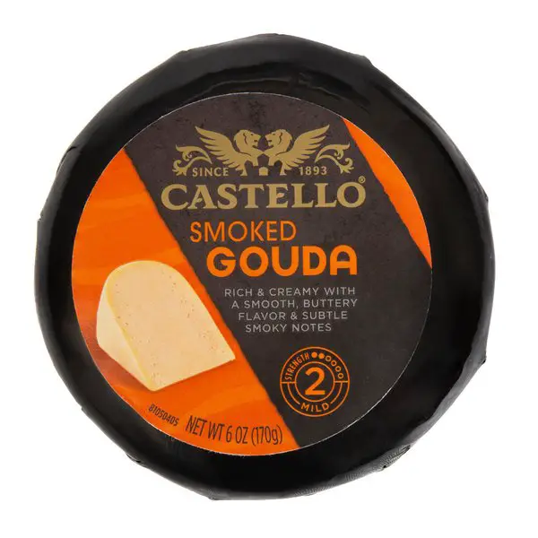 Castello 6 oz. Smoked Baby Gouda Cheese in Black Wax