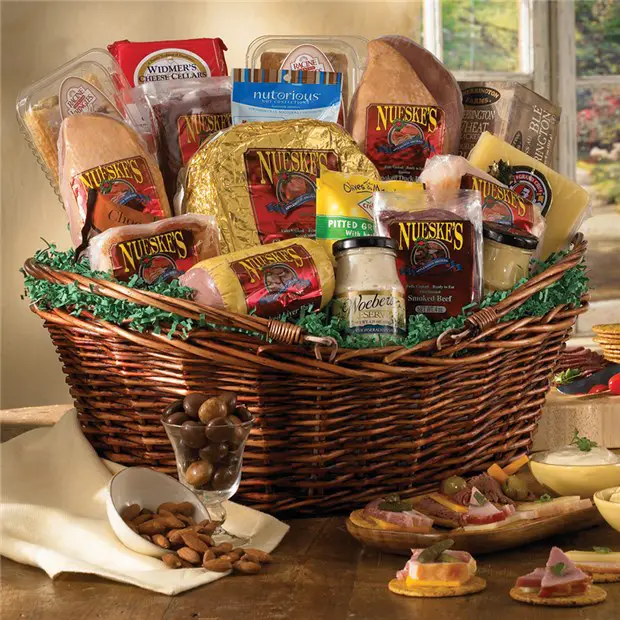 Cheese And Cracker Gift Baskets