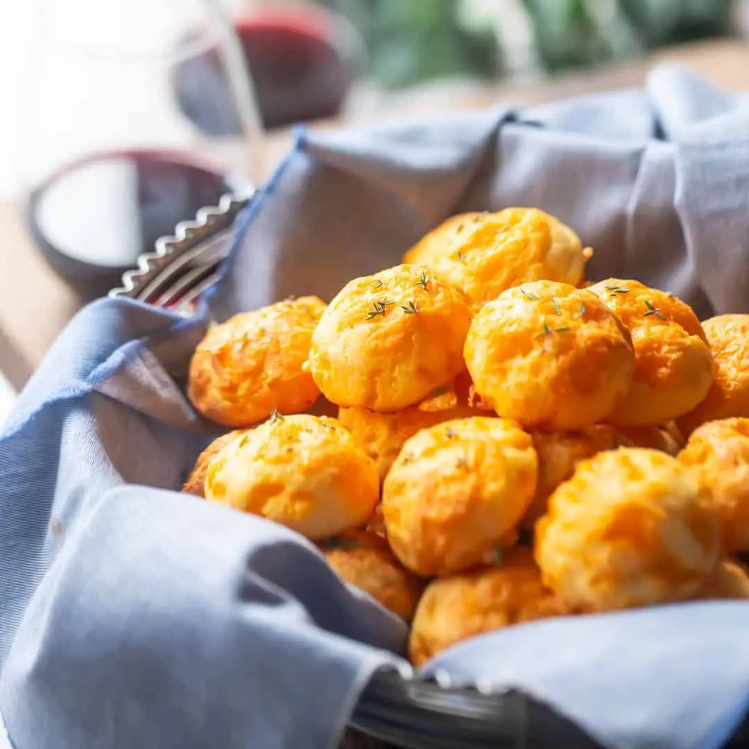 Cheese Puffs (Gougeres): A perfect little party app!