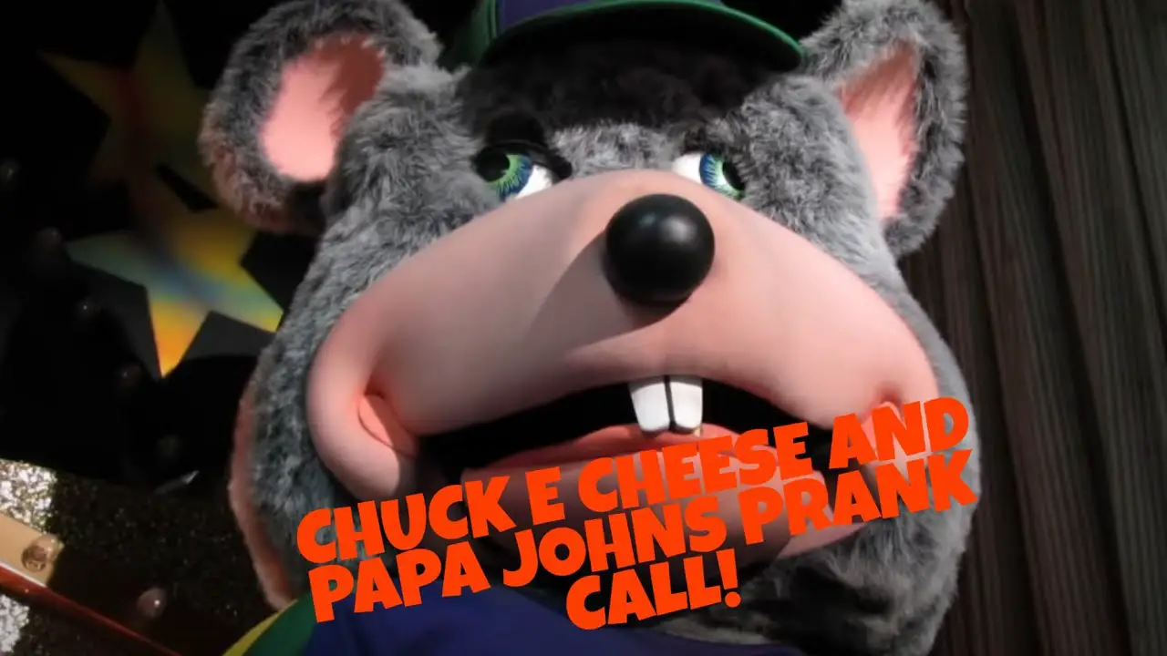 Chuck E Cheese And Papa Johns Prank Call!!