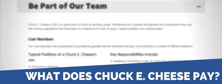 Chuck E. Cheese Application
