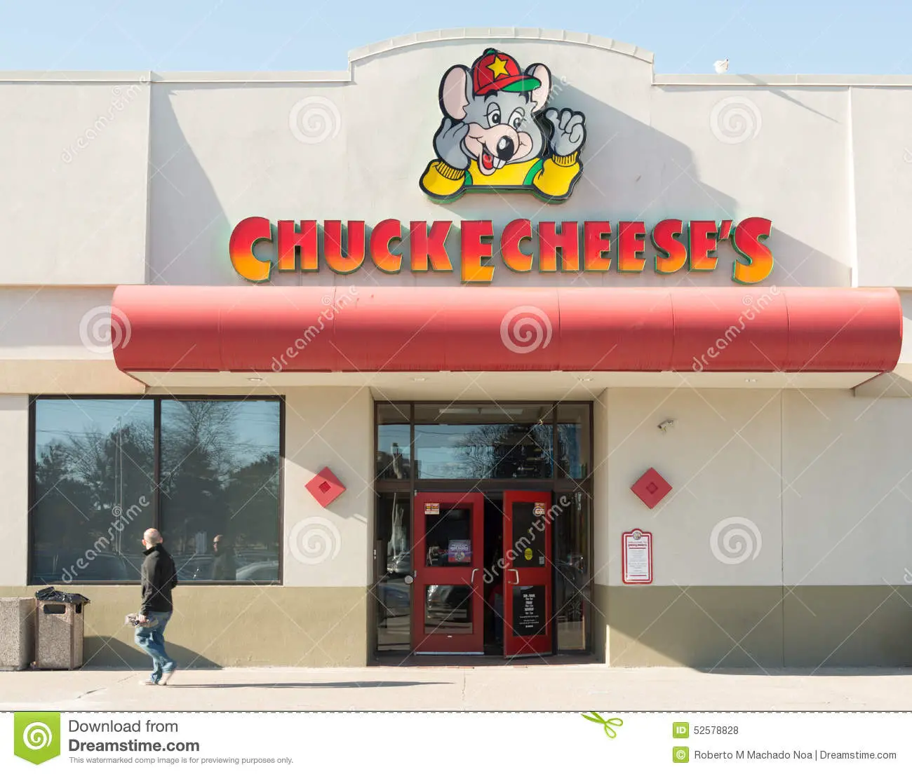 Chuck E. Cheese Entrance To Location Editorial Stock Photo
