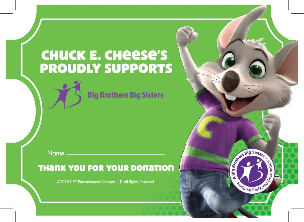 Chuck E Cheese Gift Card Balance Check