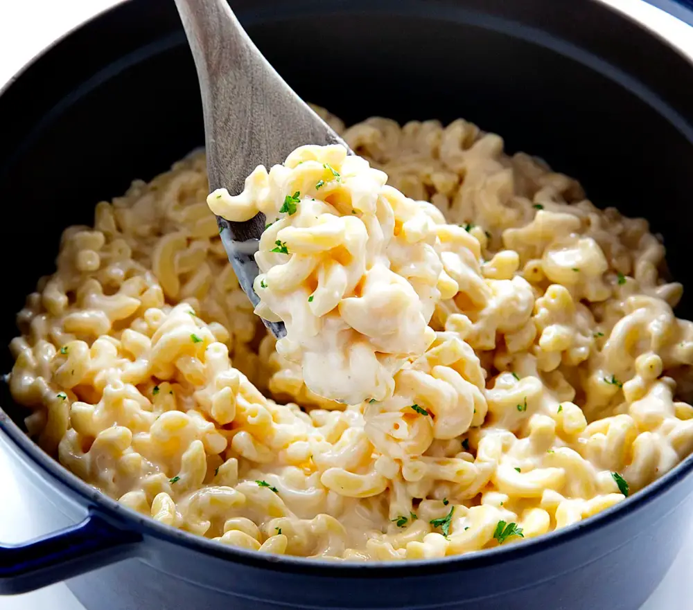Creamy and cheesy homemade Macaroni and Cheese will put the boxed ...