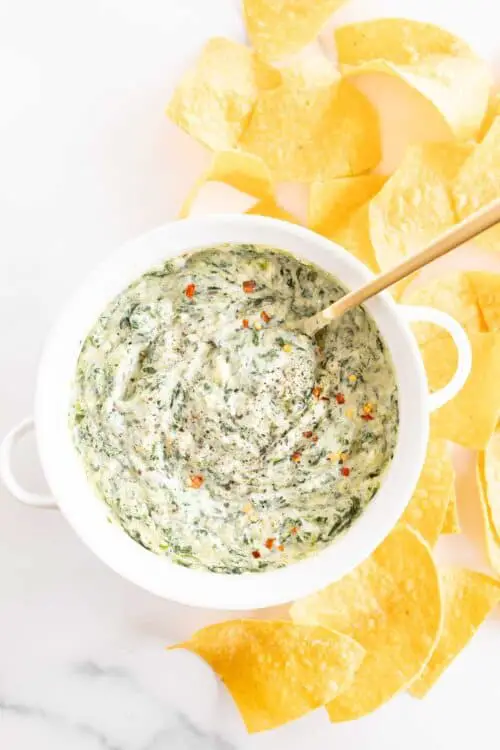 Creamy Spinach Dip with Cream Cheese