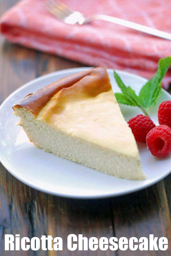 Crustless Ricotta Cheesecake Recipe (w/Keto Option ...