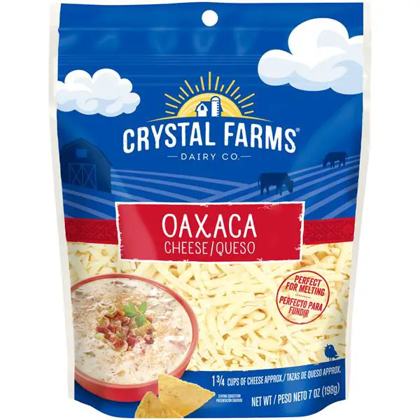 Crystal Farms Shredded Oaxaca Cheese