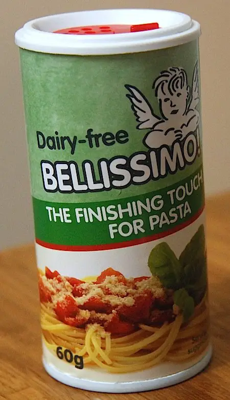 Dairy Free Powdered Parmesan Bellissimo  veggies.co.uk