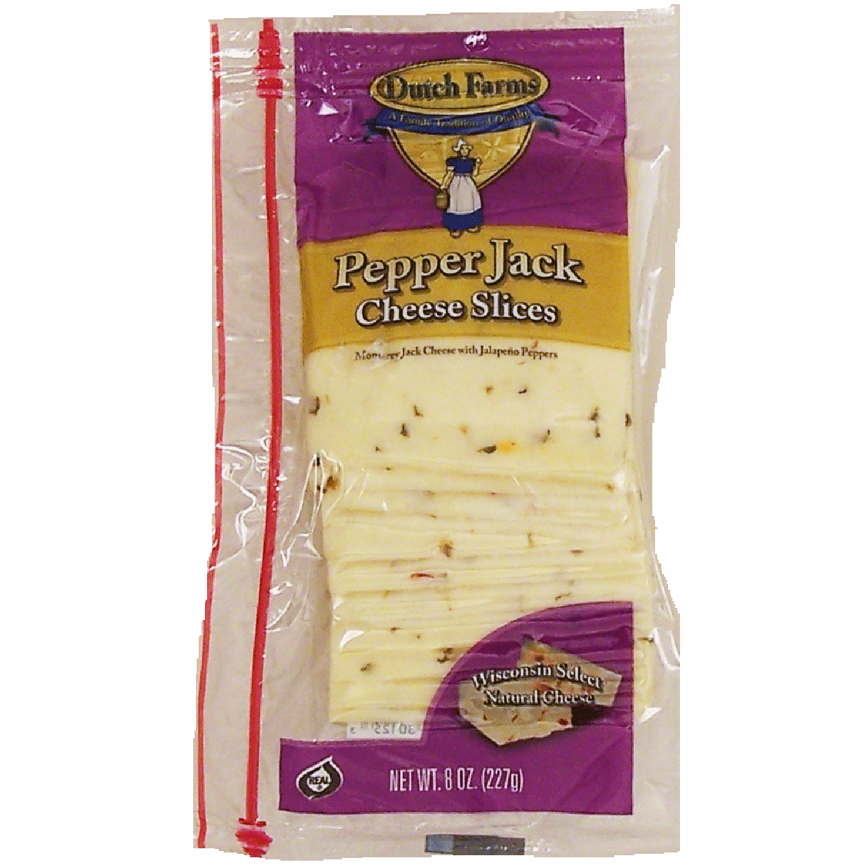 Dutch Farms Pepper Jack monterey jack cheese with jalapeno peppers,8oz ...