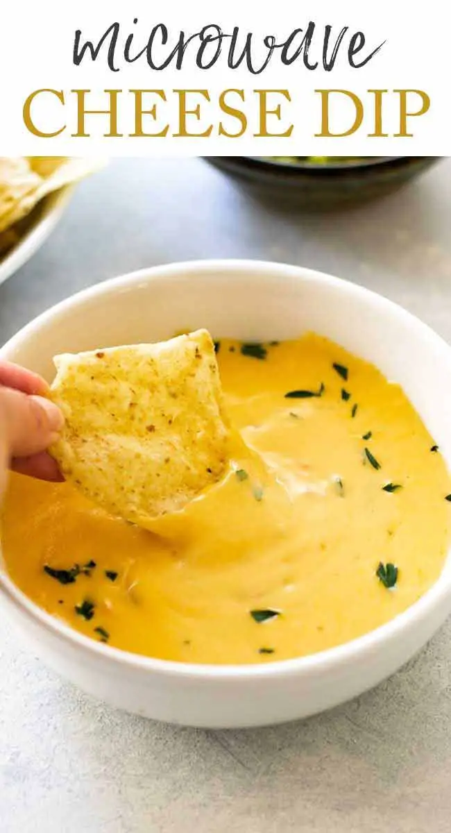 Easy Cheese Dip (in the Microwave!)