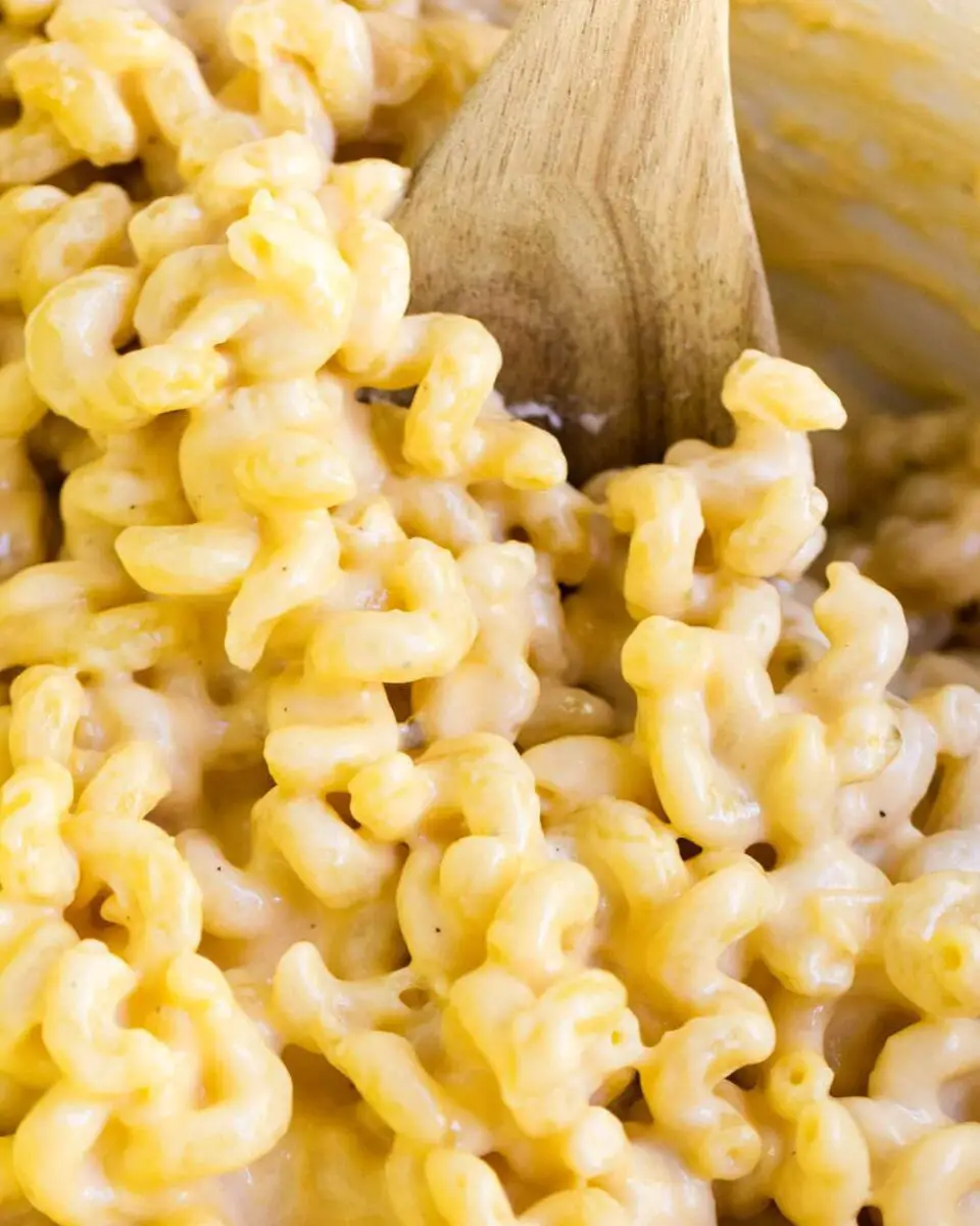 EASY Slow Cooker Mac and Cheese