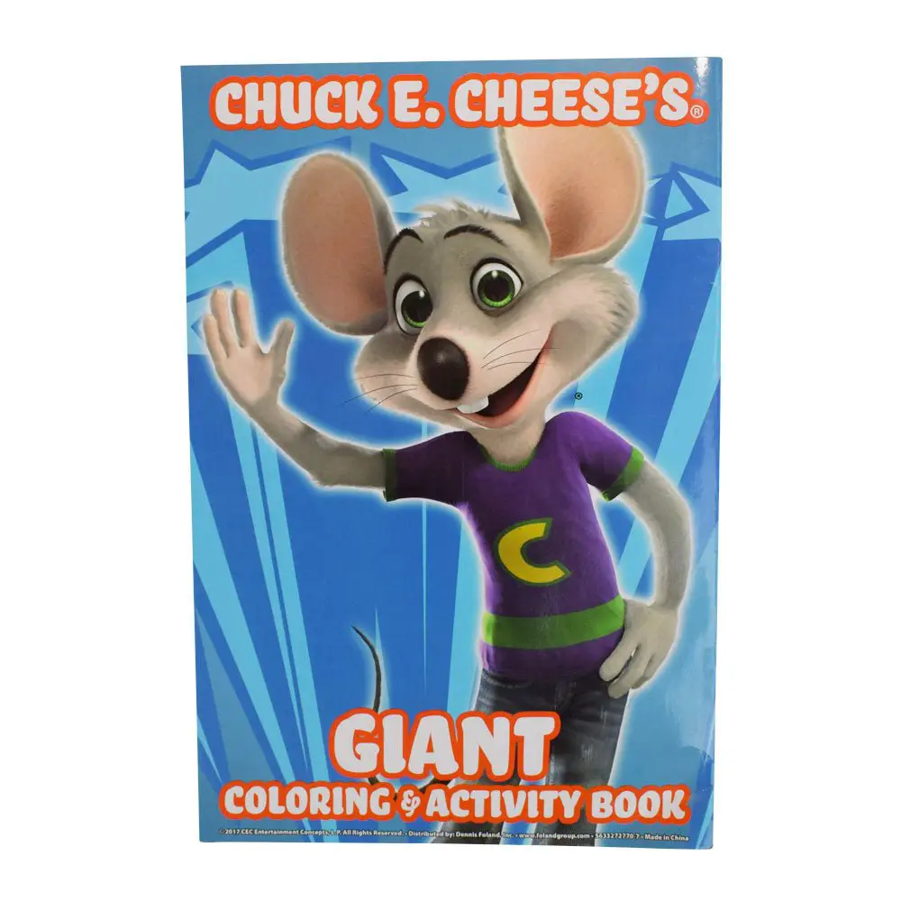 Giant Kids Coloring &  Activity Book  Chuck E. Cheese Store