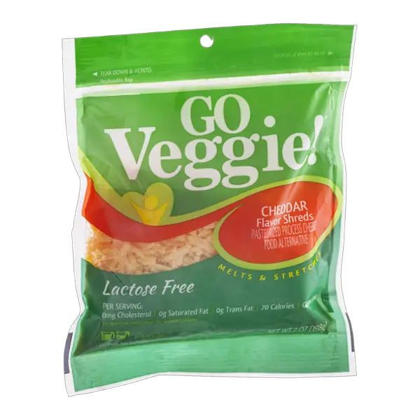 GO Veggie! Lactose Free Shredded Cheese Cheddar Reviews 2019