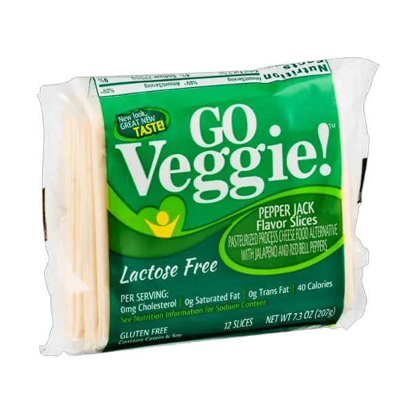 GO Veggie! Pepper Jack Flavor Slices Lactose Free