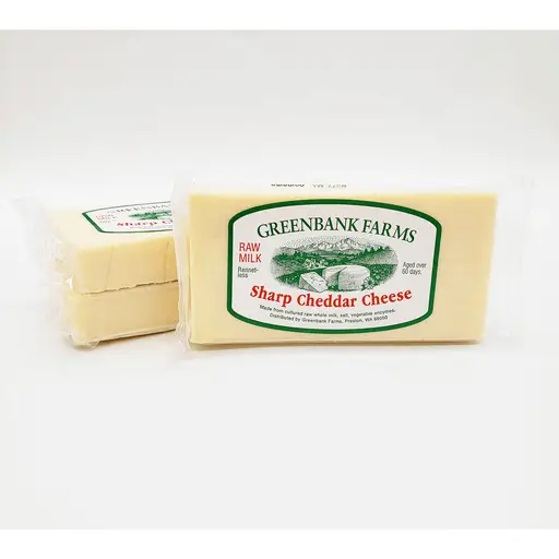 Greenbank Farms Sharp Raw Cheddar Cheese