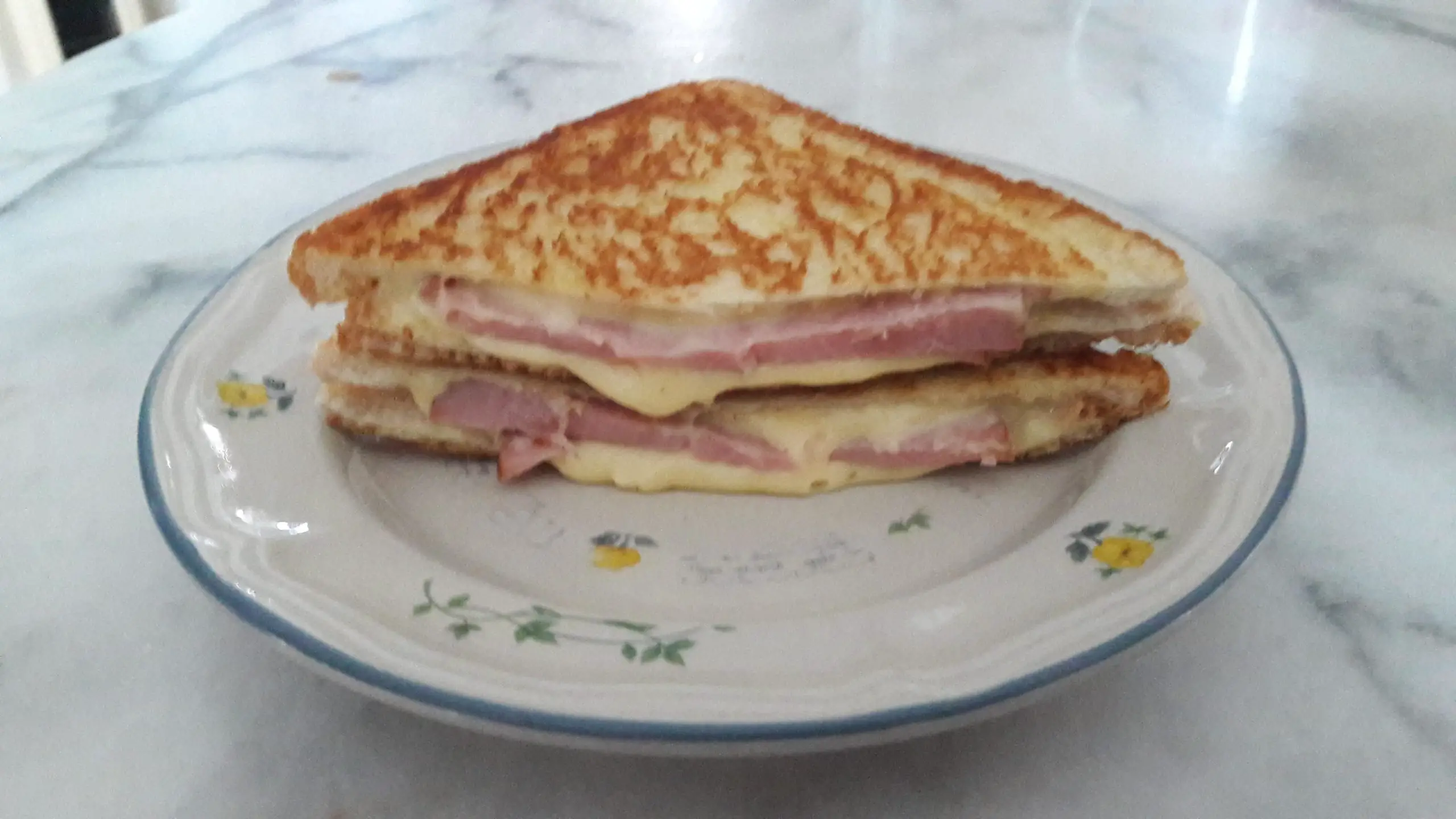 Ham and cheese sandwich[Homemade] : food