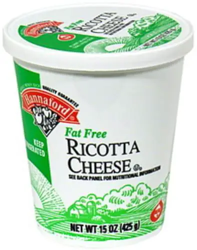 Hannaford Fat Free Ricotta Cheese
