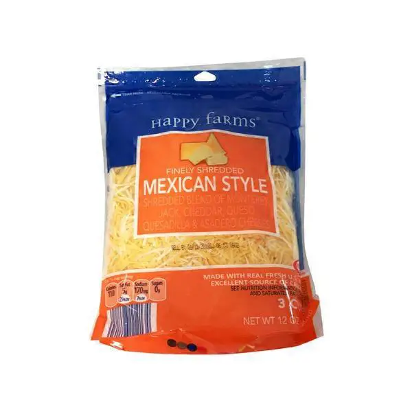 Happy Farms Mexican Shredded Cheese (12 oz) from ALDI