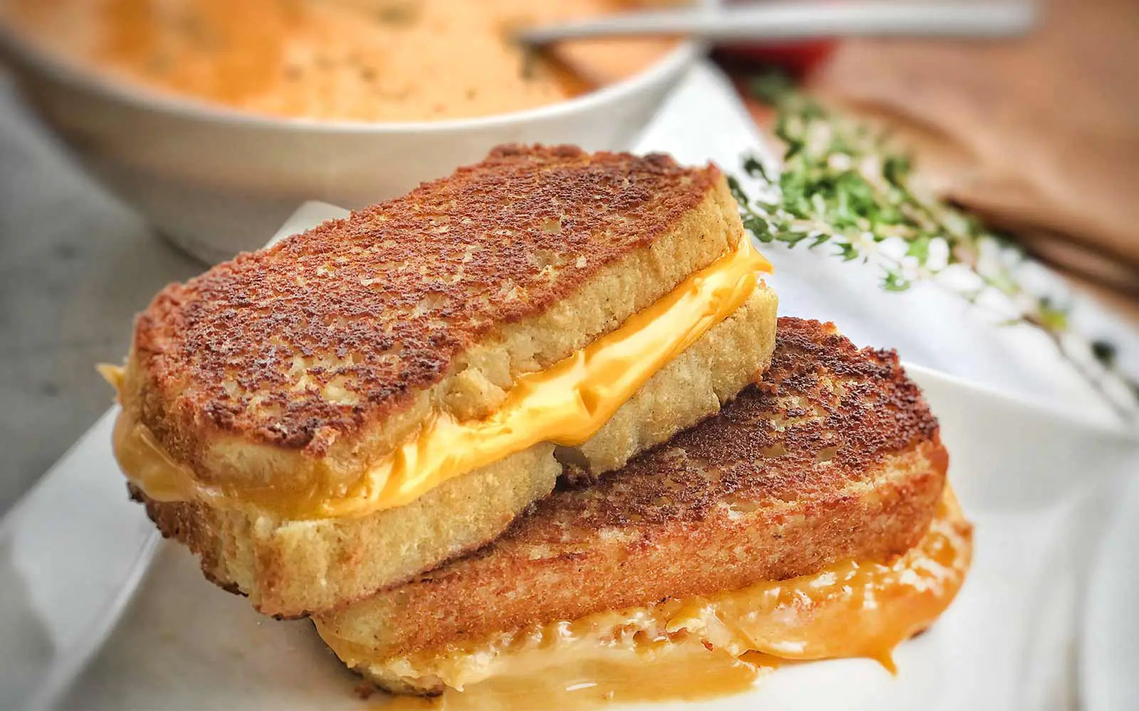 Healthy Protein Grilled Cheese Sandwich