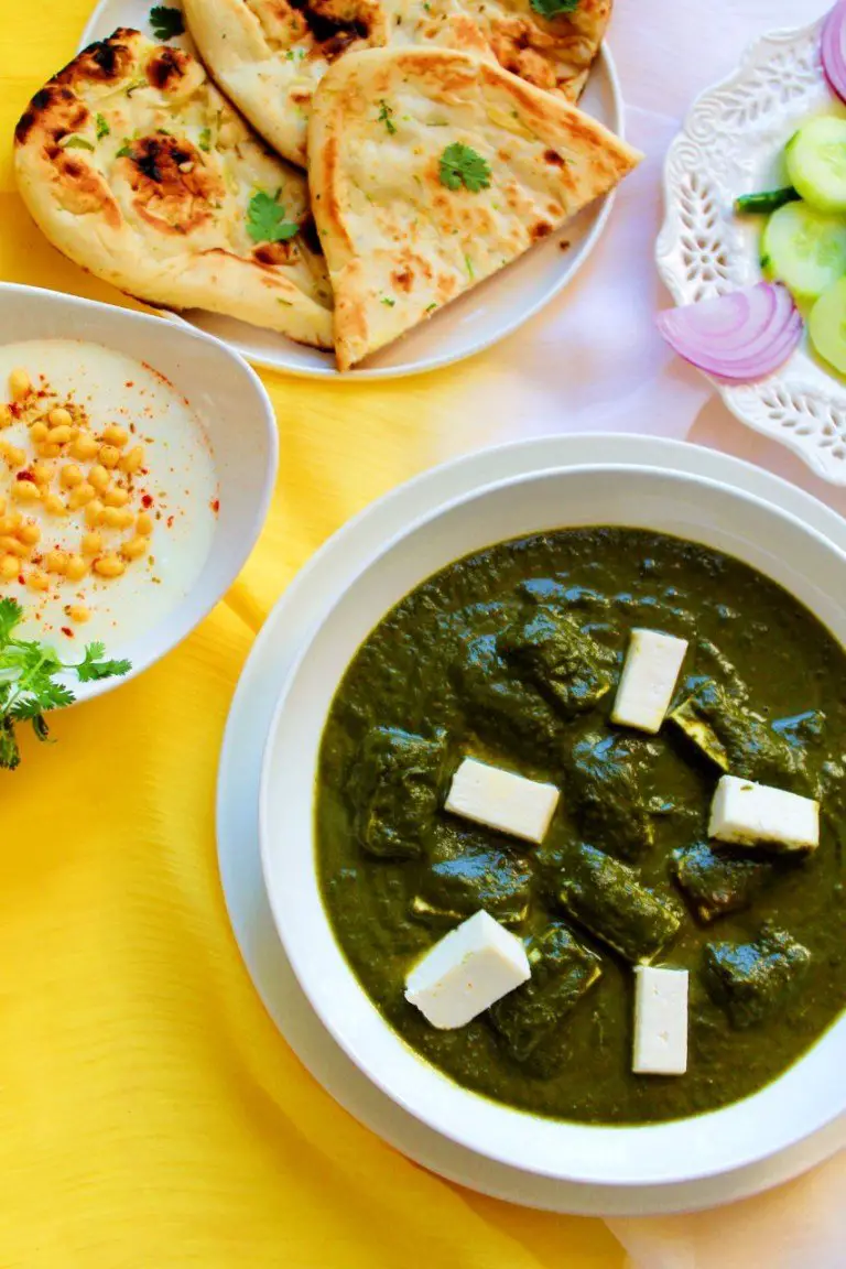 Instant Pot Palak Paneer / Spinach with cottage cheese