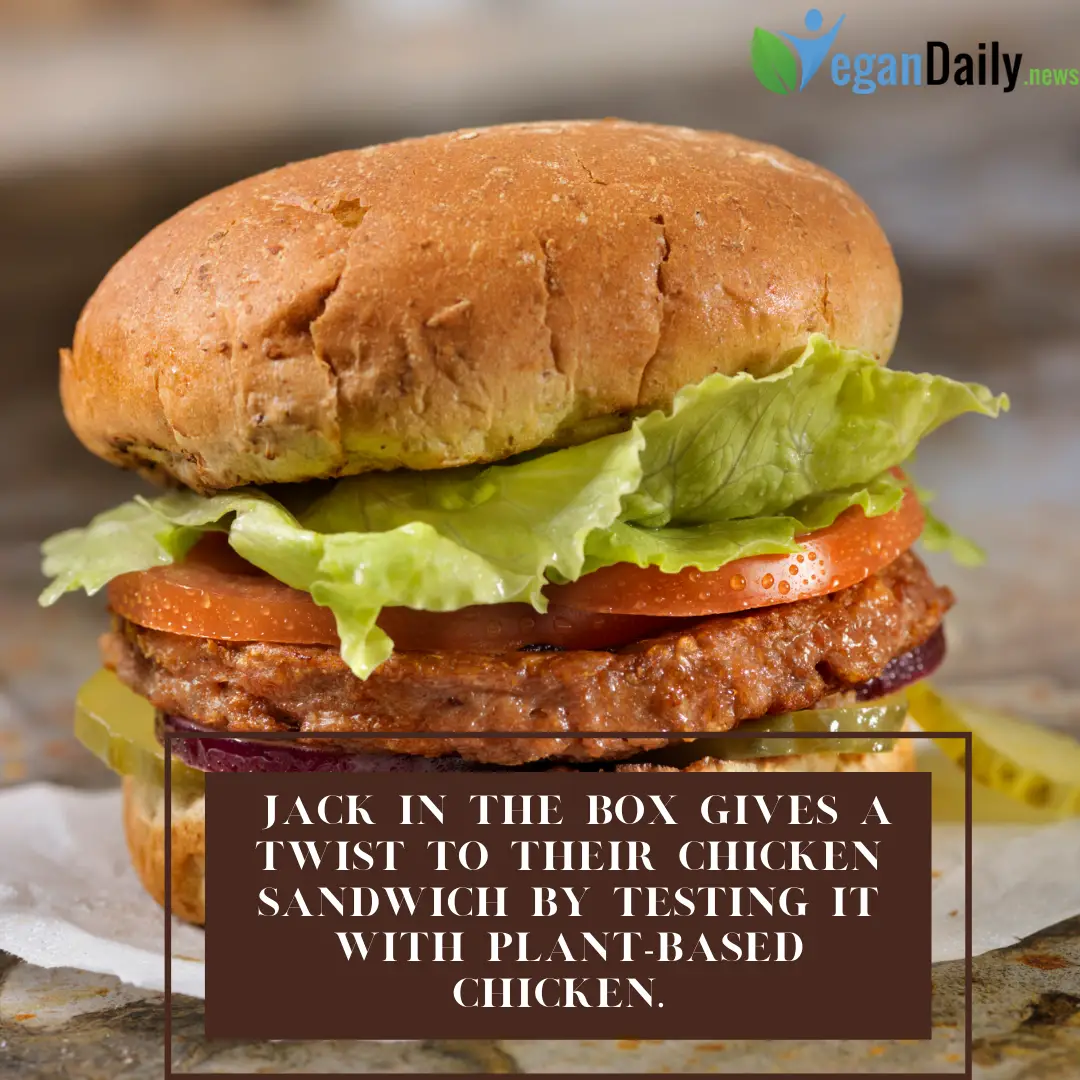 Jack in the box gives a twist to their chicken sandwich by ...