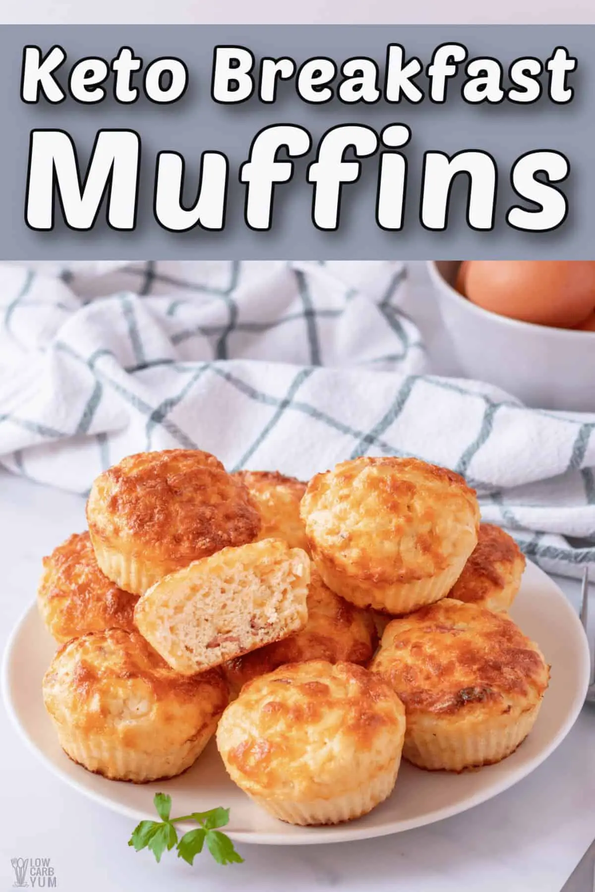 Keto Breakfast Muffins with Cottage Cheese