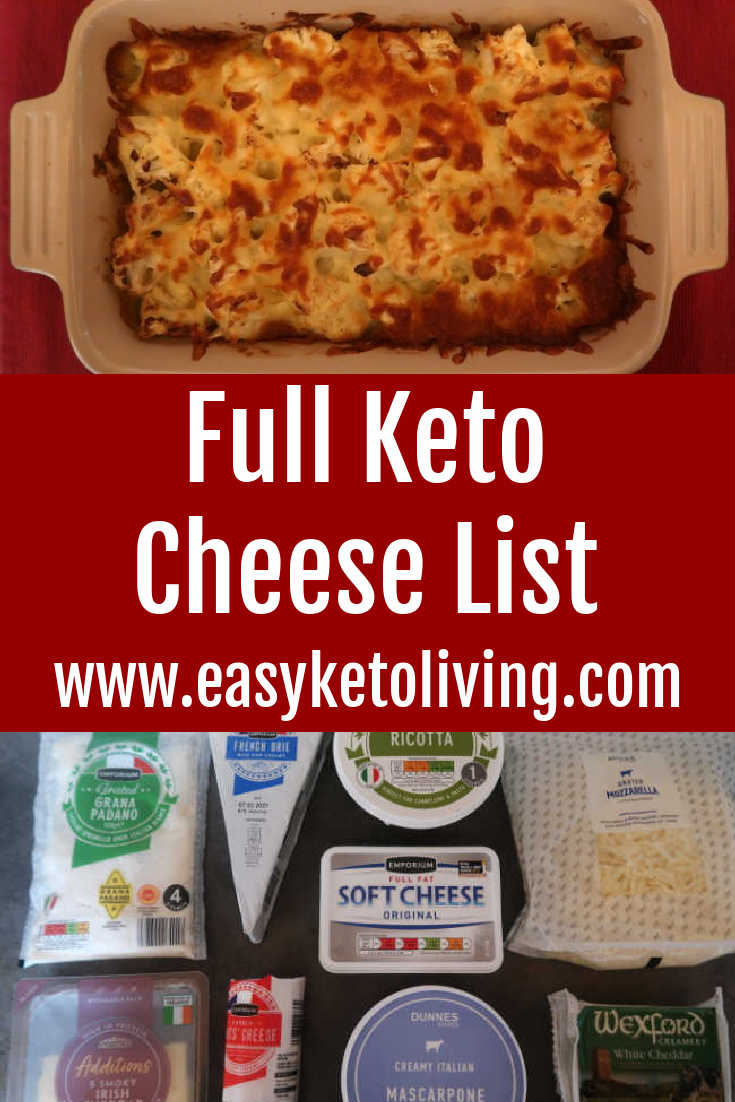 Keto Cheese List