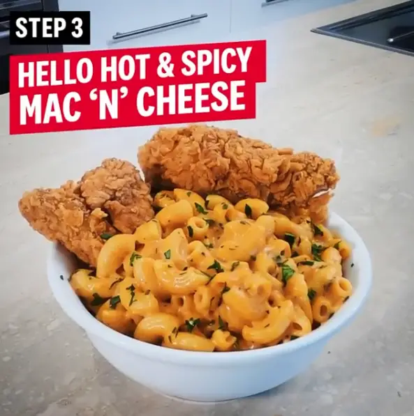 KFC Have Released A Hot &  Spicy Mac 