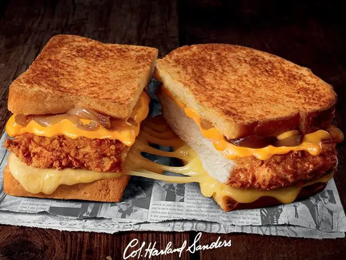 KFC Is Selling A Colonel Grilled Cheese Sandwich In France
