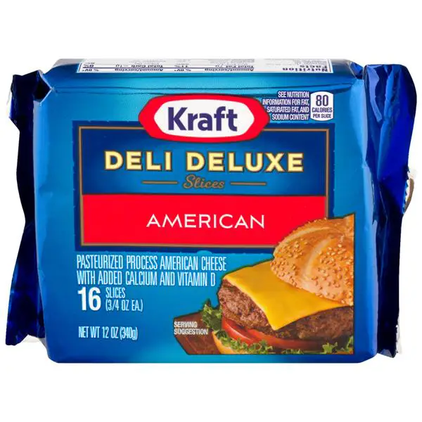 Kraft Deli Deluxe American Cheese Slices 16Ct