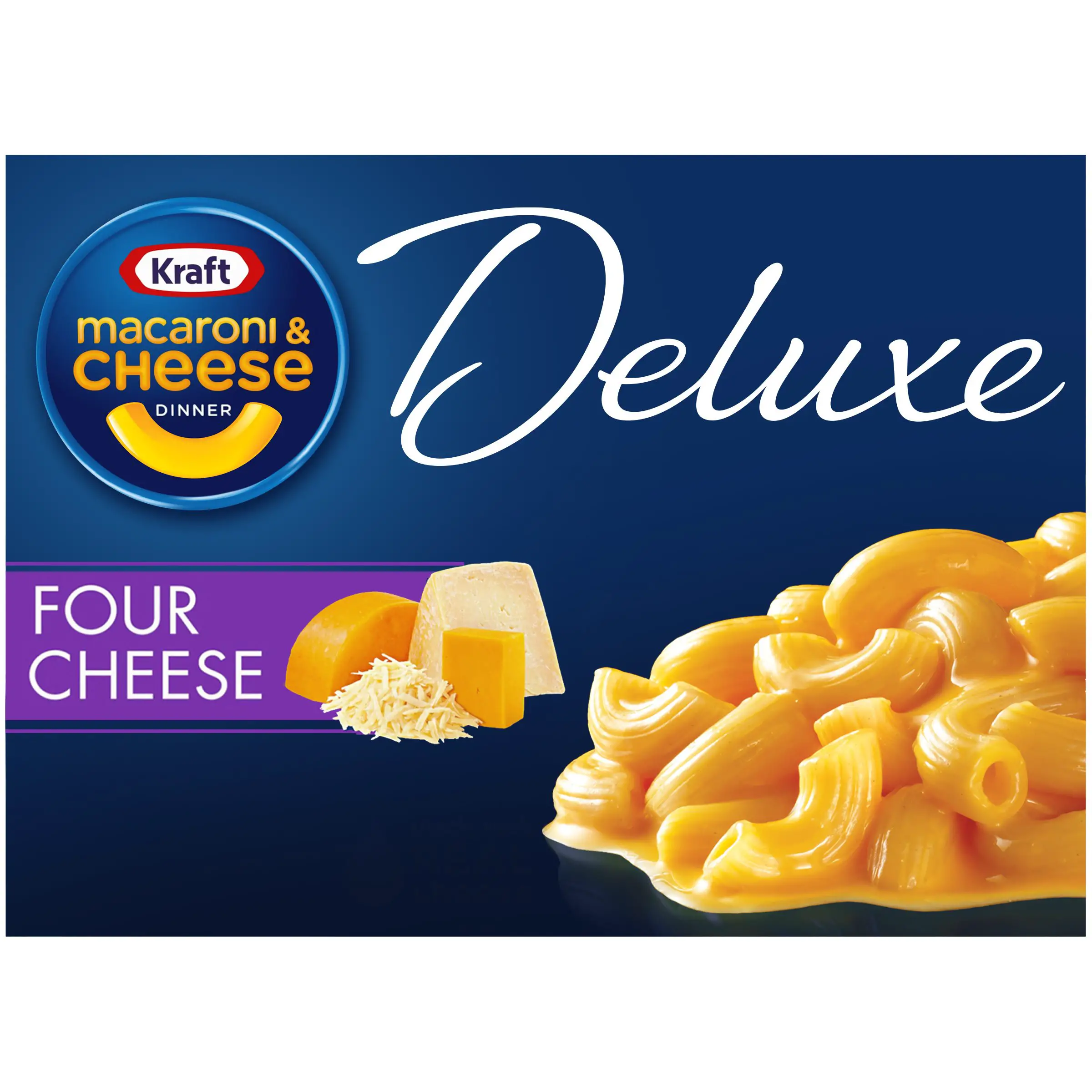 Kraft Deluxe Four Cheese Macaroni &  Cheese Dinner, 14 oz ...