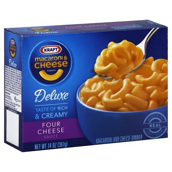 Kraft Deluxe Macaroni &  Cheese Dinner Four Cheese Sauce