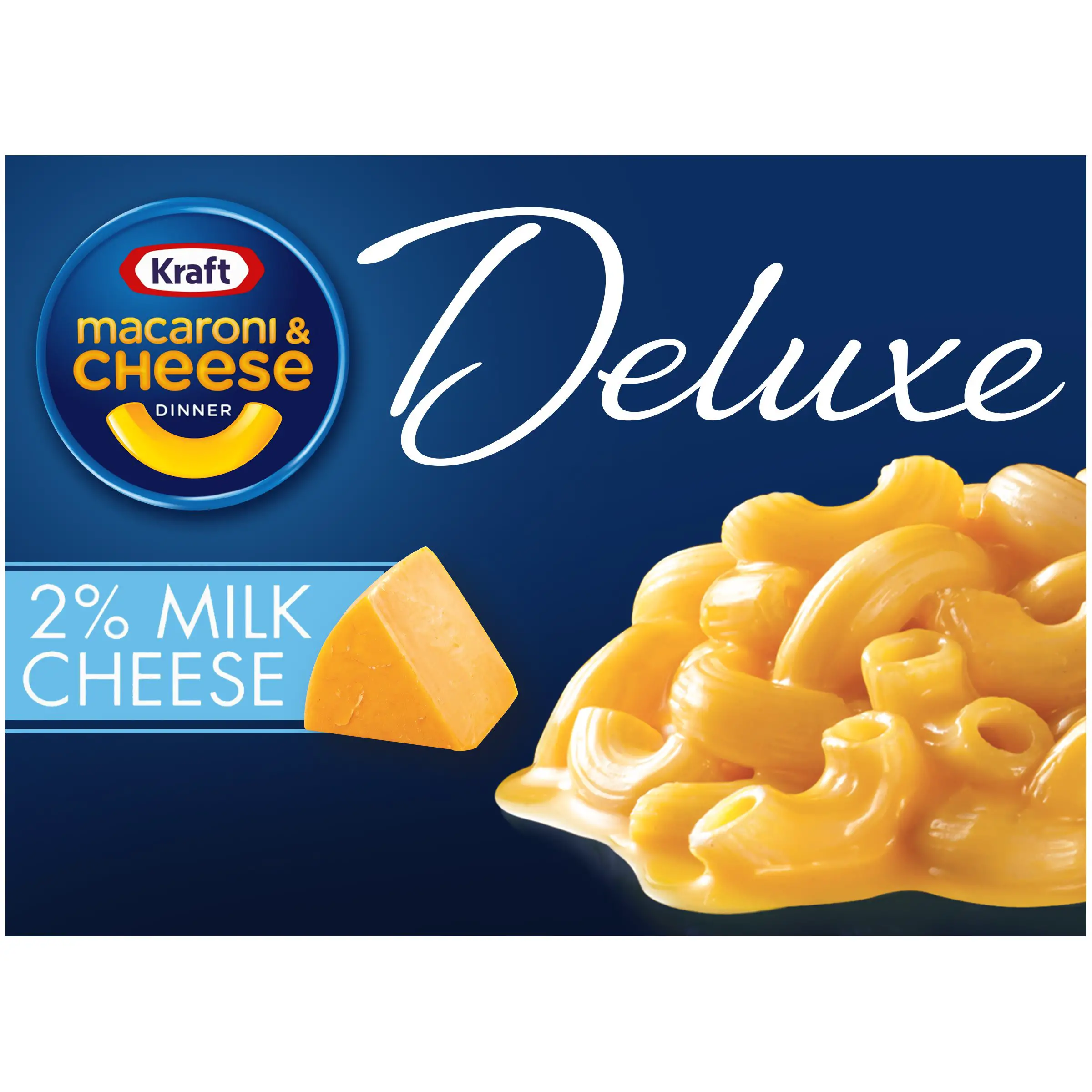 Kraft Deluxe Macaroni &  Cheese Dinner with Sauce made from ...