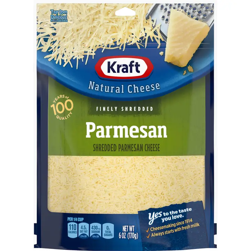 Kraft Finely Shredded Parmesan Cheese (6 oz) from Giant ...