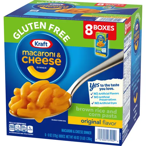 Kraft Gluten Free Original Flavor Macaroni &  Cheese 8