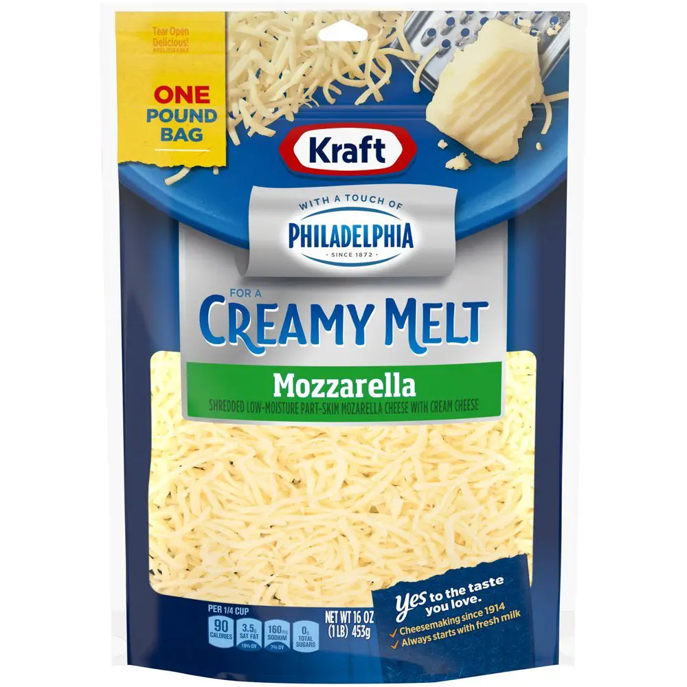 Kraft Mozzarella Shredded Cheese with a Touch of ...