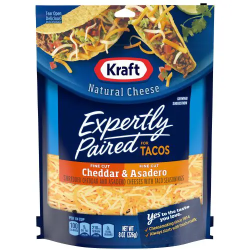 Kraft Natural Shredded Cheddar &  Asadero Cheese 8.00 oz Harris Teeter